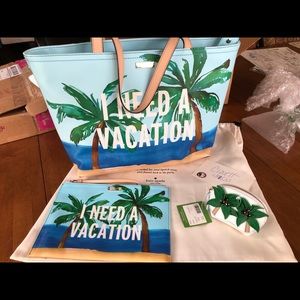 Kate Spade “I Need a Vacation” set